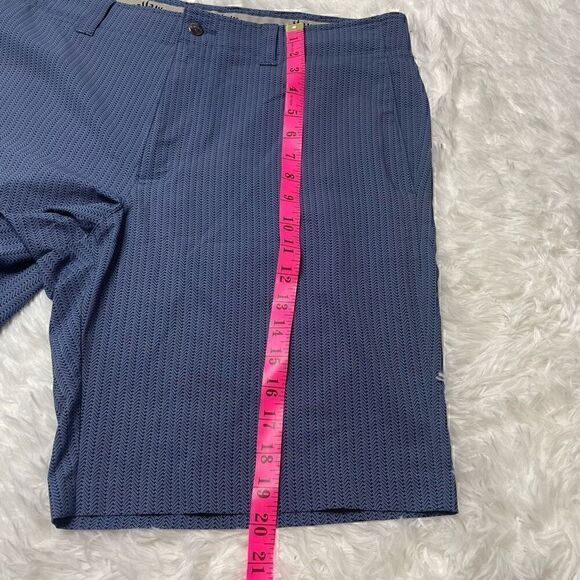 Callaway Mens Shorts Active Waist Performance Blue Golf Pegs Size 36 Stretch - Picture 7 of 10